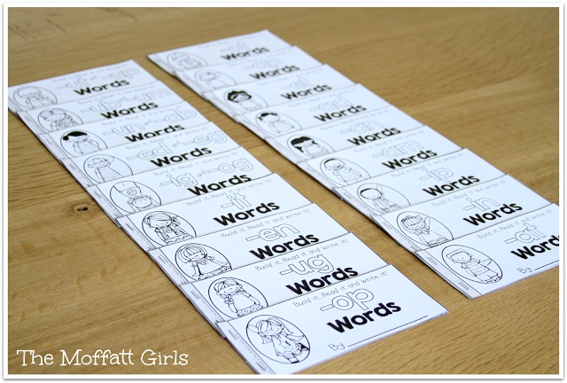 CVC Booklets are a FUN and interactive way to help students build, read and write simple CVC words for Preschool and Kindergarten!