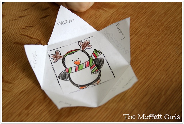 There are 3 interactive grammar foldables in the Christmas NO PREP packet for 1st Grade and they are a HUGE hit and such a great learning tool!