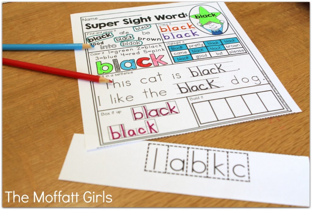This Sight Word Super Stars NO PREP Packet is both EFFECTIVE and FUN for Kindergarten students as they learn to read and master sight words! 