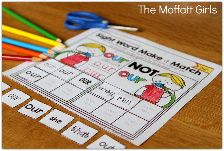 Sight Word Make a Match!