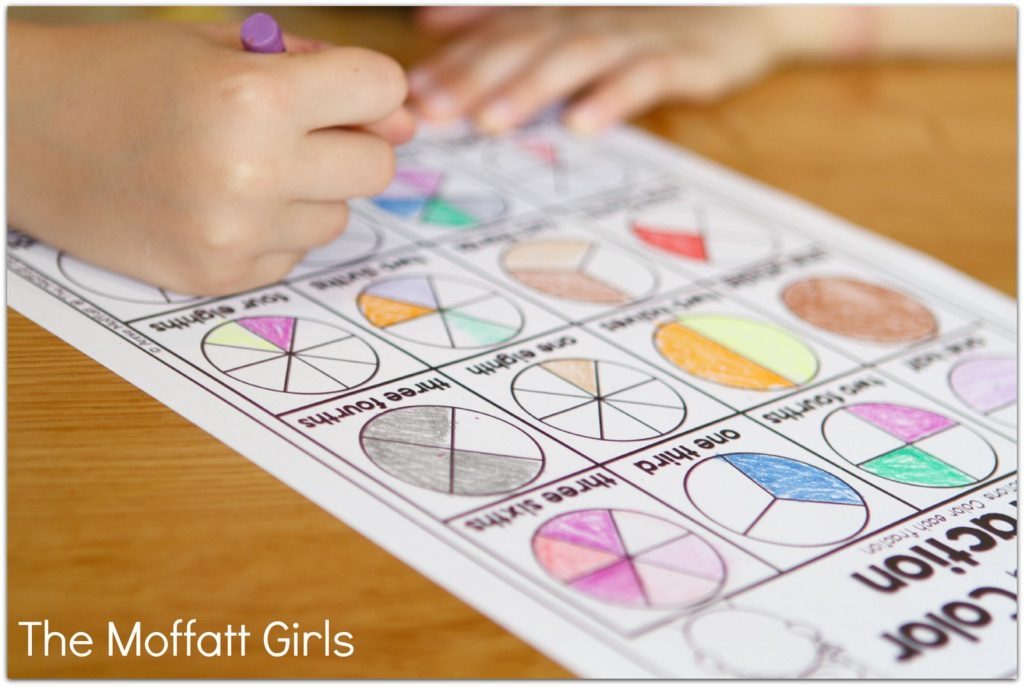 Teaching Simple Fractions! This Simple Fractions NO PREP Packet is FILLED with engaging activities to help 1st-3rd graders master simple fractions!