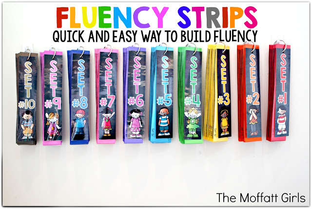 Building Fluency - The Quick and Easy Way! Our Fluency Strips help build FLUENCY and confidence with Blends, Digraphs and 1st Grade Sight Words!