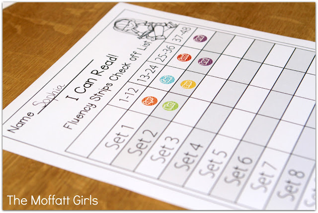 Building Fluency - The Quick and Easy Way! Our Fluency Strips help build FLUENCY and confidence with Blends, Digraphs and 1st Grade Sight Words!