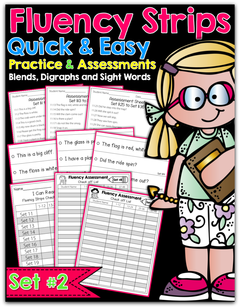 Building Fluency with Blends, Digraphs and Sight Words!