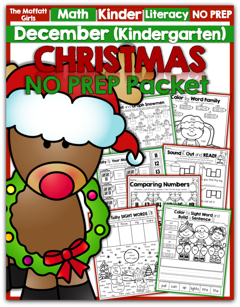December NO PREP Packets