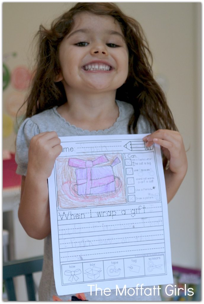 These December NO PREP 20 journal prompts include I Can statements to build writing skills and a picture dictionary to spark the imagination. Perfect for beginning writers.