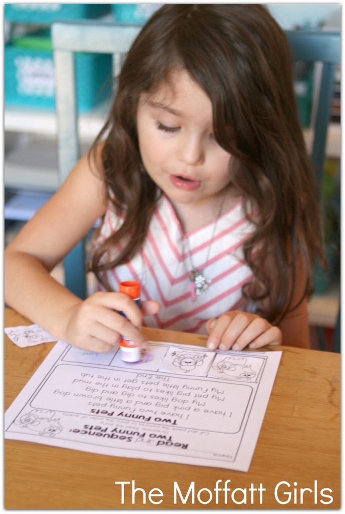 Read and Sequence NO PREP Packet (Set 1) in action! The Read and Sequence NO PREP packet is specifically designed to help beginning and or struggling readers build CONFIDENCE, FLUENCY and reading COMPREHENSION!