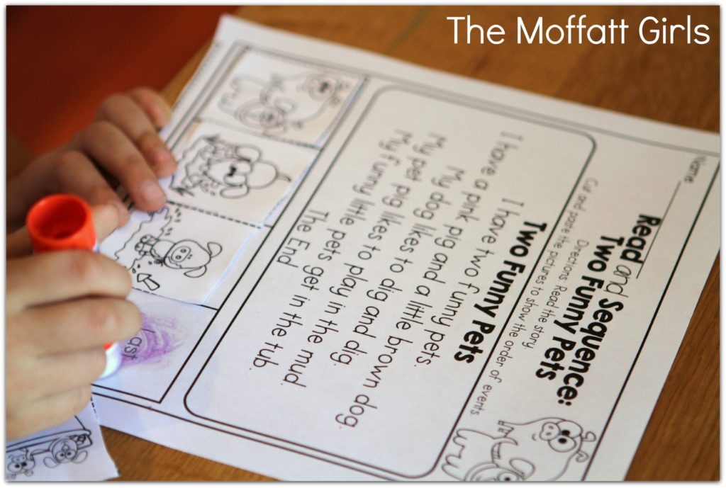 The Read and Sequence NO PREP packet is specifically designed to help beginning and or struggling readers build CONFIDENCE, FLUENCY and reading COMPREHENSION!