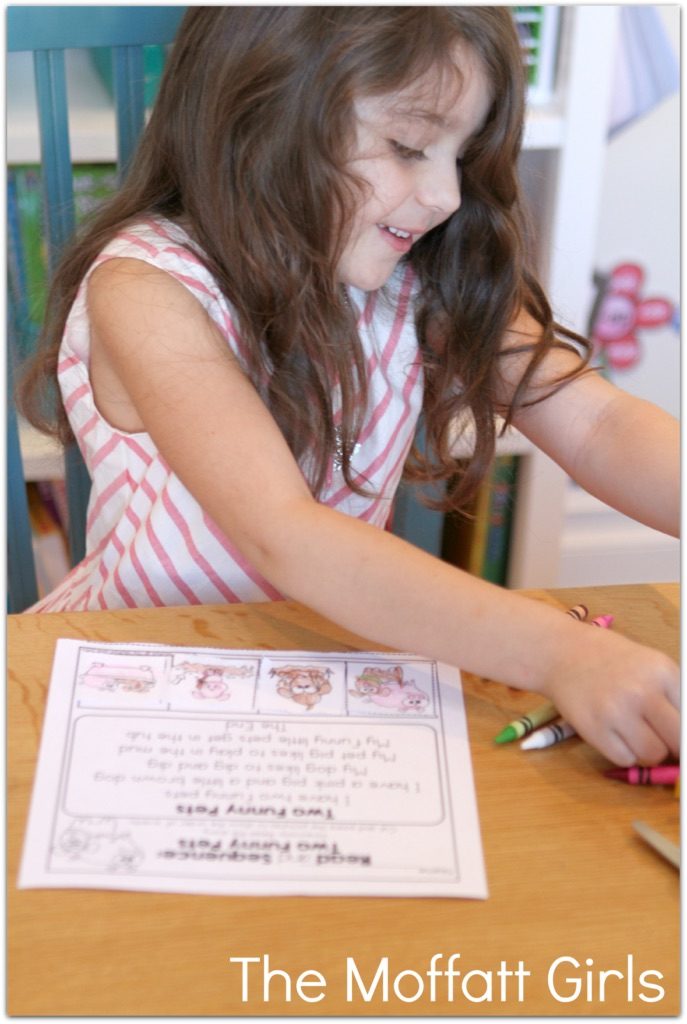 Read and Sequence NO PREP Packet (Set 1) in action! The Read and Sequence NO PREP packet is specifically designed to help beginning and or struggling readers build CONFIDENCE, FLUENCY and reading COMPREHENSION!