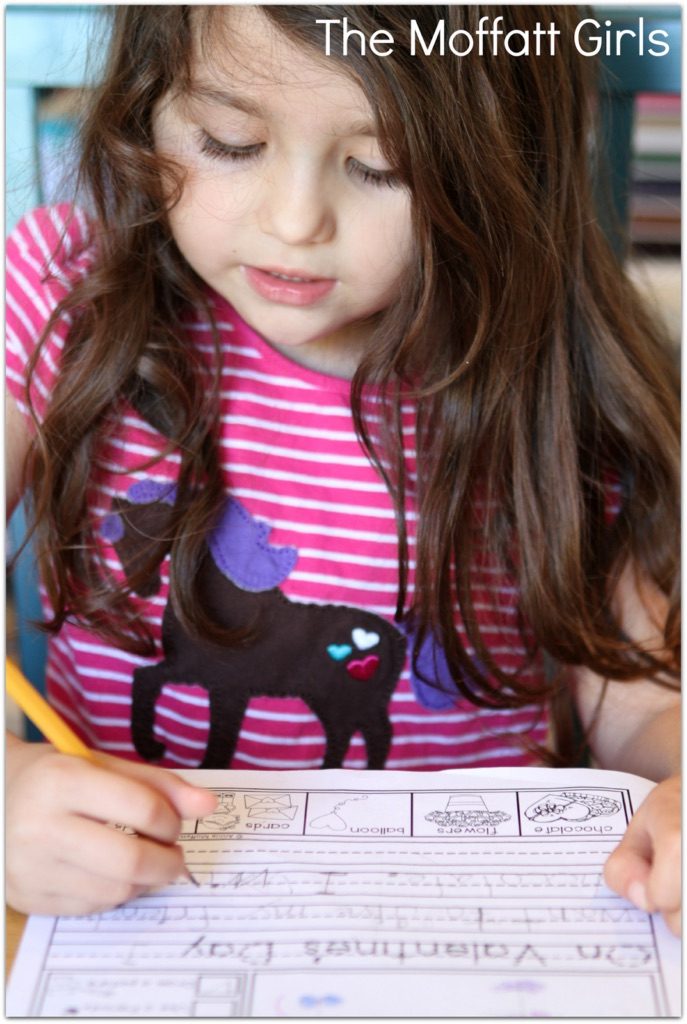 February Journal Prompts for Beginning Writers! These February NO PREP 20 journal prompts include I Can statements to build writing skills and a picture dictionary to spark the imagination. Perfect for beginning writers.