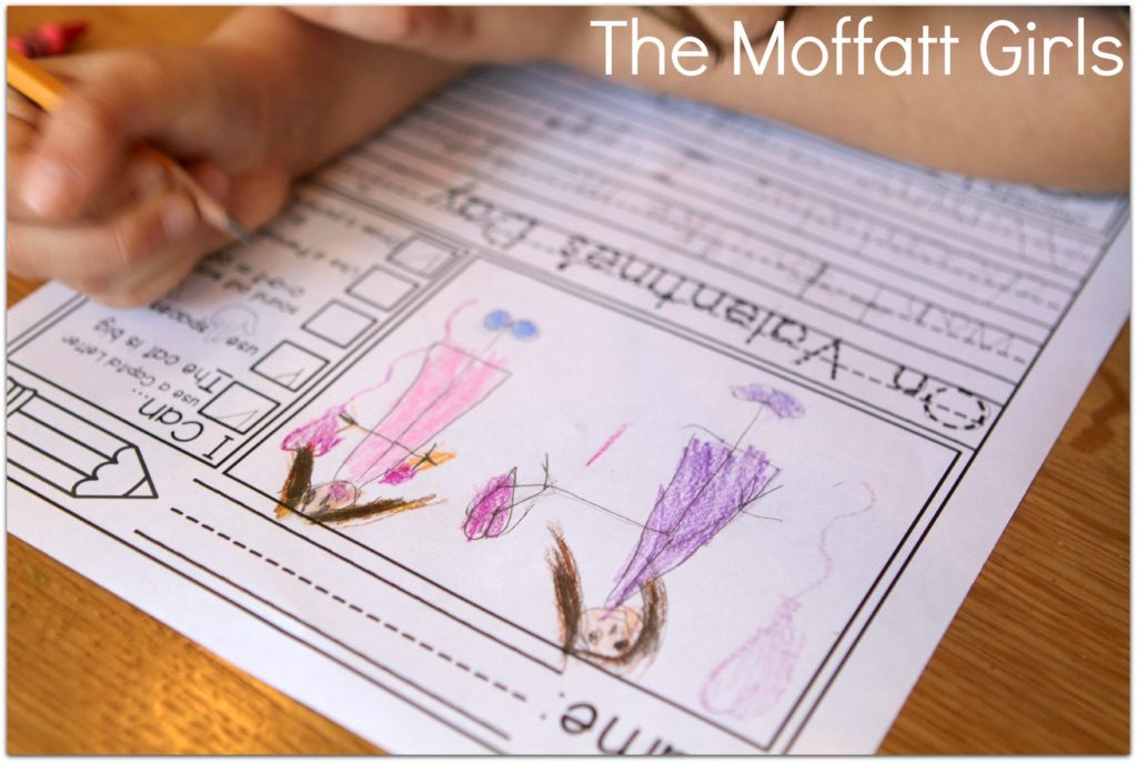 February Journal Prompts for Beginning Writers! These February NO PREP 20 journal prompts include I Can statements to build writing skills and a picture dictionary to spark the imagination. Perfect for beginning writers.