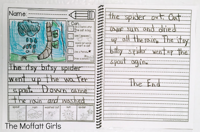 June NO PREP Journal Prompts for Beginning Writers! These June NO PREP 20 journal prompts include I Can statements to build writing skills and a picture dictionary to spark the imagination. Perfect for beginning writers.