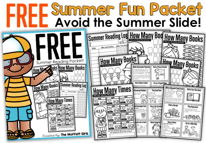 Avoid the summer slide with this FREE Summer Fun Packet! Avoid the summer slide with this FREE Summer Fun Packet! Keep students engaged during the summer break!