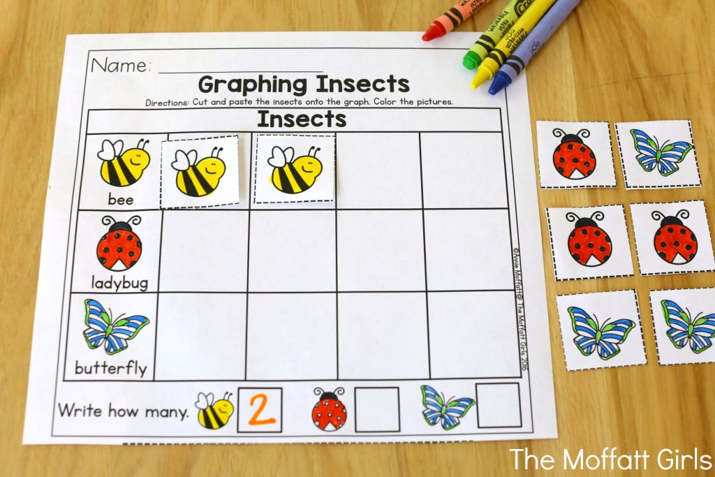 Summer Review Packets! Graphing Insects- Avoid the Summer Slide! Help your students stay on track during summer break with these FUN activities! Perfect for Preschool going into Kindergarten!
