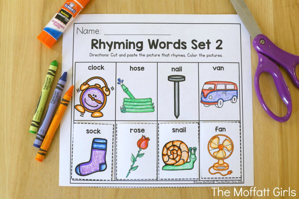 Summer Review Packets! Rhyming Words- Avoid the Summer Slide! Help your students stay on track during summer break with these FUN activities! Perfect for Preschool going into Kindergarten!
