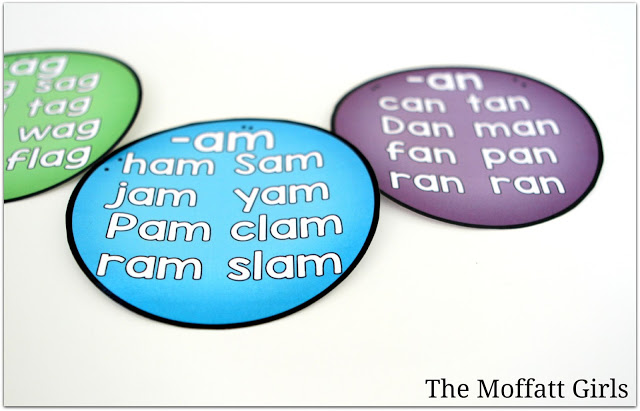 This Word Family Caterpillar is a GREAT way to teach CVC word families to beginning and struggling readers. Decorate the room as students learn each word family!