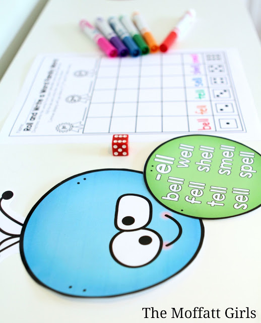 This Word Family Caterpillar is a GREAT way to teach phonics word families to beginning and struggling readers. Decorate the room as students learn each word family!