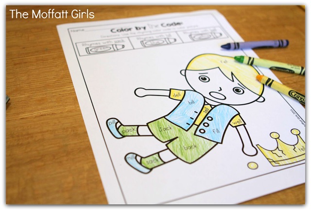 Teaching Word Work and Reading Comprehension through Nursery Rhymes! ww-29