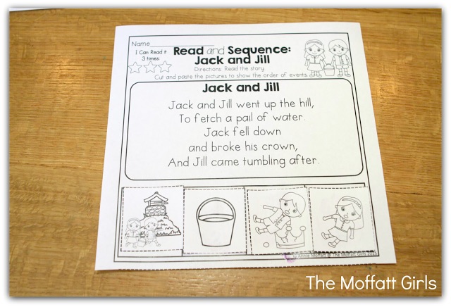 Teaching Word Work and Reading Comprehension through Nursery Rhymes! These packets are designed to build both PHONICS SKILLS AND READING COMPREHENSION with simple nursery rhymes! This packet is targeted for 1st Grade, but can also be used with high flying Kindergarteners!