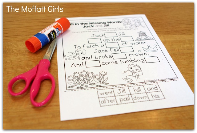 These packets are designed to build both PHONICS SKILLS AND READING COMPREHENSION with simple nursery rhymes! This packet is targeted for 1st Grade, but can also be used with high flying Kindergarteners! 