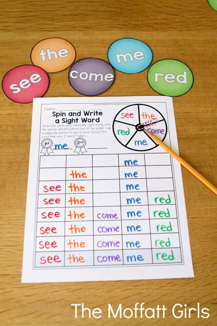 Sight Word Caterpillar in action! This Sight Word Caterpillar is a GREAT way to work with 218 sight words (pre-primer, primer, 1st grade, 2nd grade and 3rd grade)!