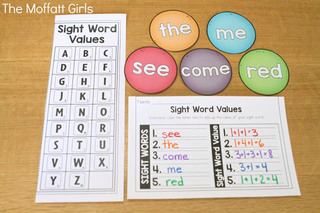 Sight Word Caterpillar in action! This Sight Word Caterpillar is a GREAT way to work with 218 sight words (pre-primer, primer, 1st grade, 2nd grade and 3rd grade)!