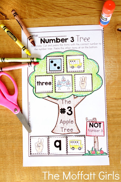 Numbers 1-20 (Number Sense and Sort) in action! The Number Sense and Sort NO PREP Packet is geared toward Pre-K and Kindergarten students to identify numbers in a variety of ways while developing number sense.