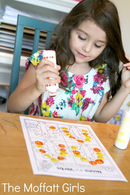 November NO PREP Packet (1st Grade) in action! Teach addition, subtraction, sight words, phonics, grammar, handwriting and so much more with the November NO PREP Packet for First Grade!