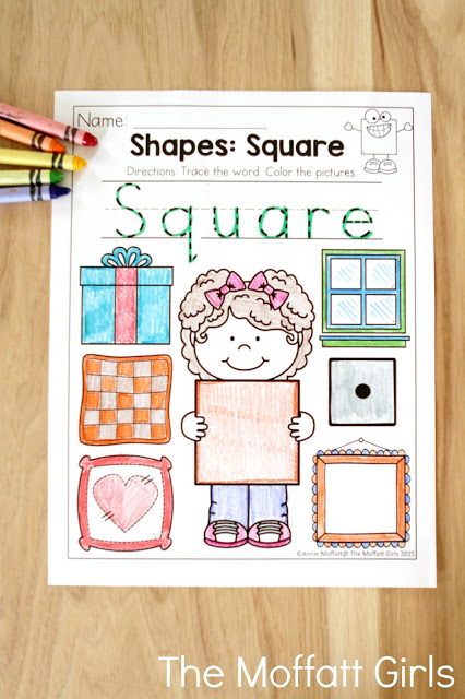 November NO PREP Packet (Preschool) in action! Teach number concepts, colors, shapes, letters, phonics and so much more with the November NO PREP Packet for Preschool!