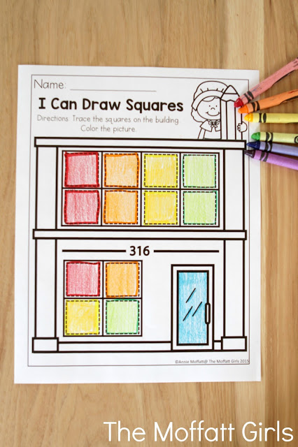 November NO PREP Packet (Preschool) in action! Teach number concepts, colors, shapes, letters, phonics and so much more with the November NO PREP Packet for Preschool!
