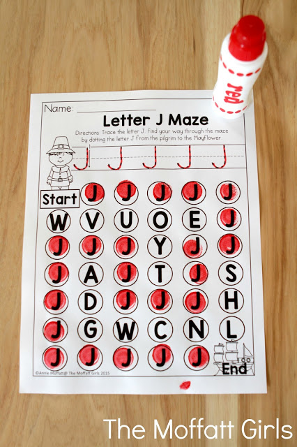 Teach number concepts, colors, shapes, letters, phonics and so much more with the November NO PREP Packet for Preschool!