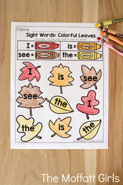November NO PREP Packet (Preschool) in action! Teach number concepts, colors, shapes, letters, phonics and so much more with the November NO PREP Packet for Preschool!