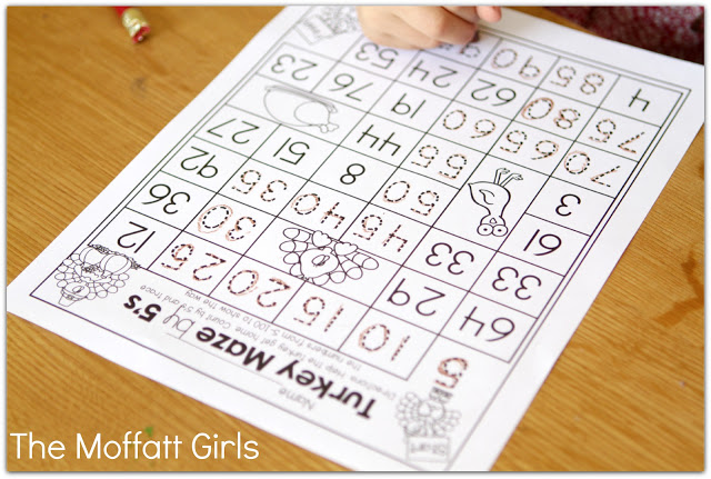 November NO PREP Packet (Kindergarten) in action! Teach basic addition, subtraction, sight words, phonics, letters, handwriting and so much more with the November NO PREP Packet for Kindergarten!