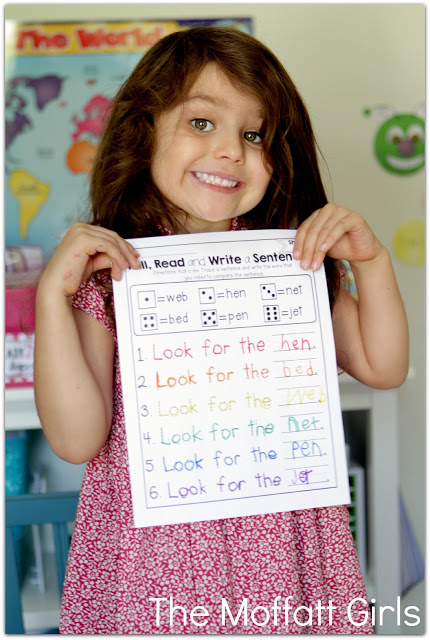 November NO PREP Packet (Kindergarten) in action! Teach basic addition, subtraction, sight words, phonics, letters, handwriting and so much more with the November NO PREP Packet for Kindergarten!