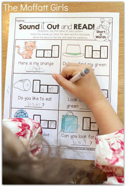 Teach basic addition, subtraction, sight words, phonics, letters, handwriting and so much more with the December NO PREP Packet for Kindergarten!