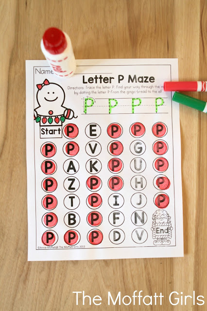 Teach number concepts, colors, shapes, letters, phonics and so much more with the December NO PREP Packet for Preschool!