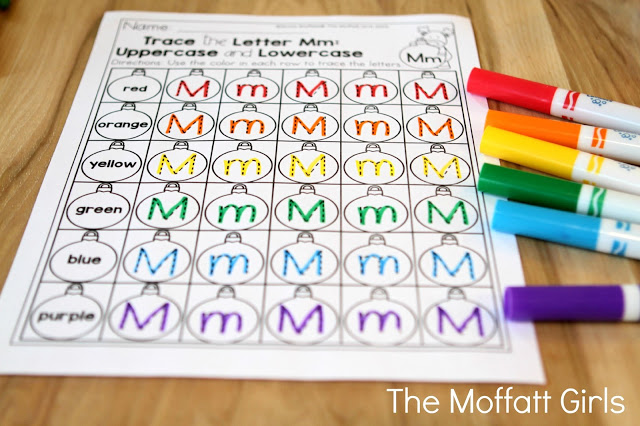 Teach number concepts, colors, shapes, letters, phonics and so much more with the December NO PREP Packet for Preschool!