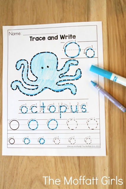 Teach number concepts, colors, shapes, letters, phonics and so much more with the December NO PREP Packet for Preschool!