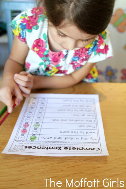 Teach addition, subtraction, sight words, phonics, grammar, handwriting and so much more with the December NO PREP Packet for First Grade!