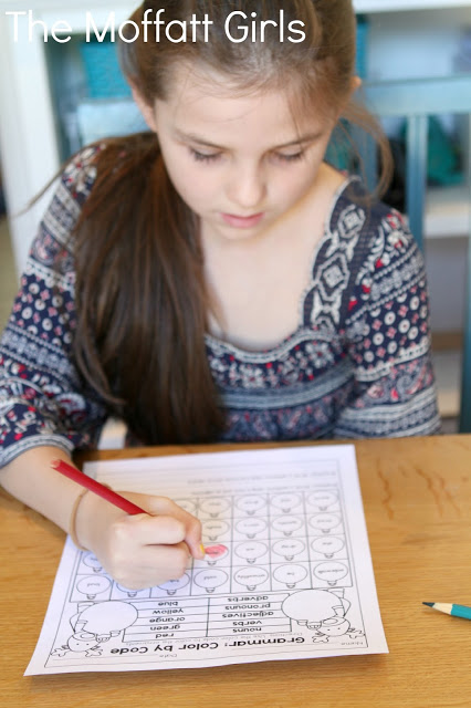 Teach multiplication, two and three-digit addition and subtraction, sight words, grammar, writing and so much more with the December NO PREP Packet for Third Grade!
