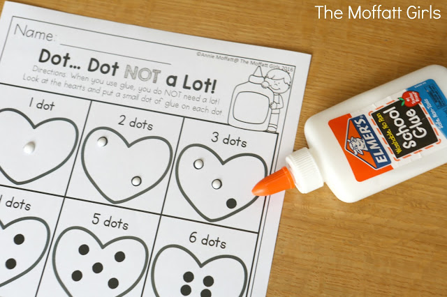 February NO PREP Packet (Preschool) in action! Teach number concepts, colors, shapes, letters, phonics and so much more with the February NO PREP Packet for Preschool!