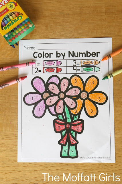February NO PREP Packet (Preschool) in action! Teach number concepts, colors, shapes, letters, phonics and so much more with the February NO PREP Packet for Preschool!