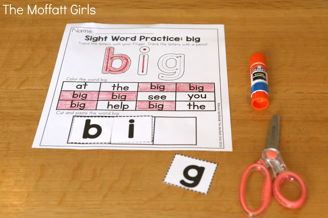 February NO PREP Packet (Preschool) in action! Teach number concepts, colors, shapes, letters, phonics and so much more with the February NO PREP Packet for Preschool!