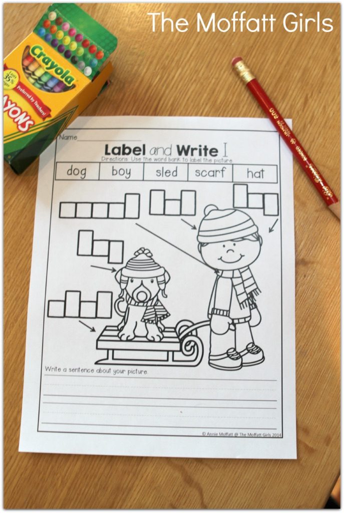 Teach basic addition, subtraction, sight words, phonics, letters, handwriting and so much more with the January NO PREP Packet for Kindergarten!