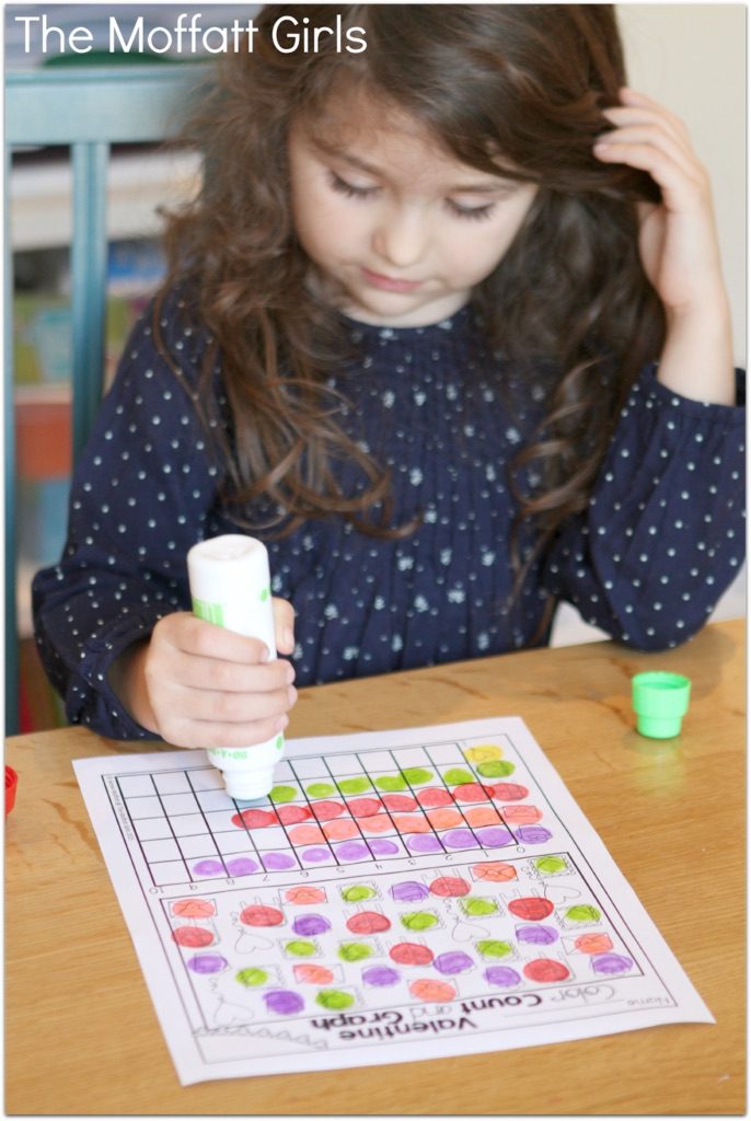 February NO PREP Packet (Kindergarten) in action! Teach basic addition, subtraction, sight words, phonics, letters, handwriting and so much more with the February NO PREP Packet for Kindergarten!