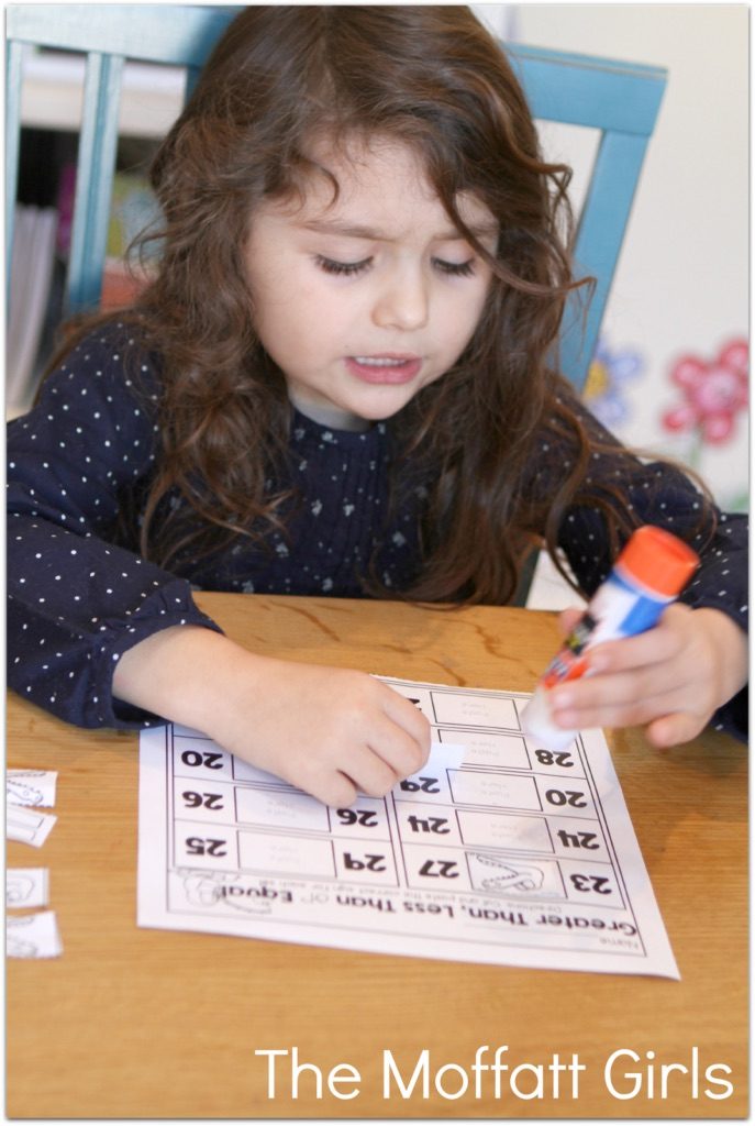 February NO PREP Packet (Kindergarten) in action! Teach basic addition, subtraction, sight words, phonics, letters, handwriting and so much more with the February NO PREP Packet for Kindergarten!