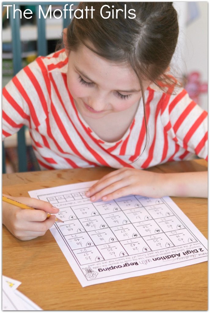 February NO PREP Packet (2nd Grade) in action! Teach basic math operations, sight words, phonics, grammar, handwriting and so much more with the February NO PREP Packet for Second Grade!