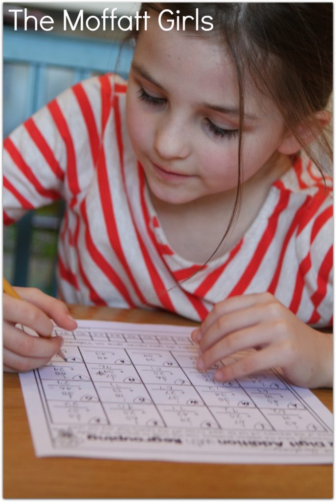 February NO PREP Packet (2nd Grade) in action! Teach basic math operations, sight words, phonics, grammar, handwriting and so much more with the February NO PREP Packet for Second Grade!