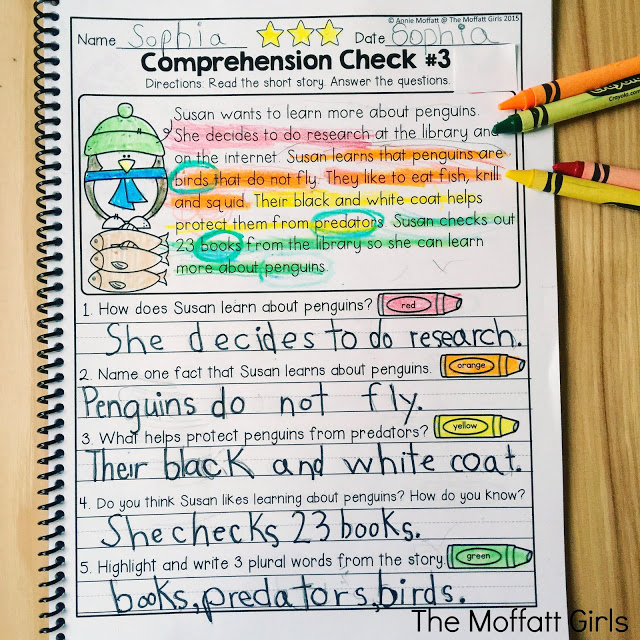 Reading Comprehension Checks for January- Build confidence in beginning and struggling readers with these short stories, while teaching students to find text evidence to support their answers.