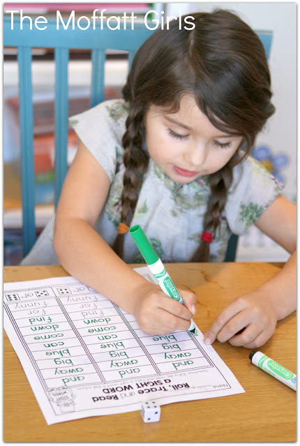 March NO PREP Packet (Kindergarten) in action! Teach basic addition, subtraction, sight words, phonics, letters, handwriting and so much more with the March NO PREP Packet for Kindergarten!